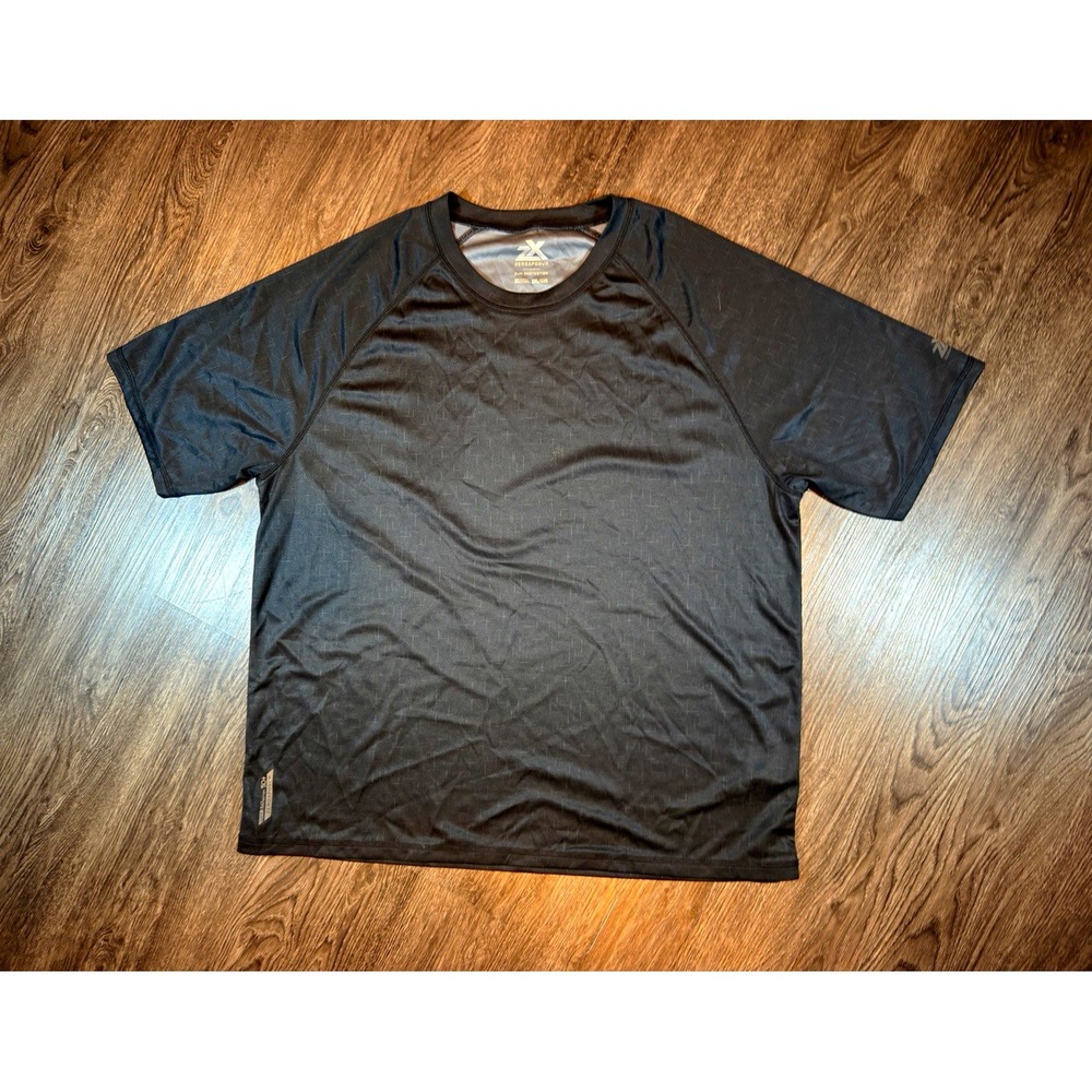 ZeroXposur Men's XXL UPF 50+ Sun Protection Short Sleeve Rash Guard Shirt